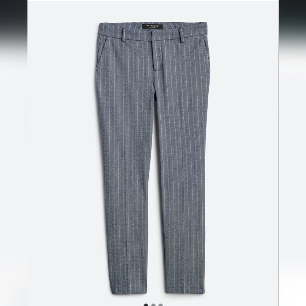 Liverpool (stitchfix) kelsey straight knit trouser blue